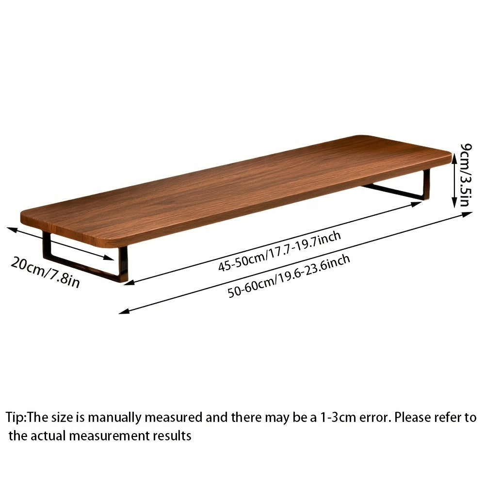 Elevated Workspace Monitor Stand Riser For Ergonomic Posture And Space Saving