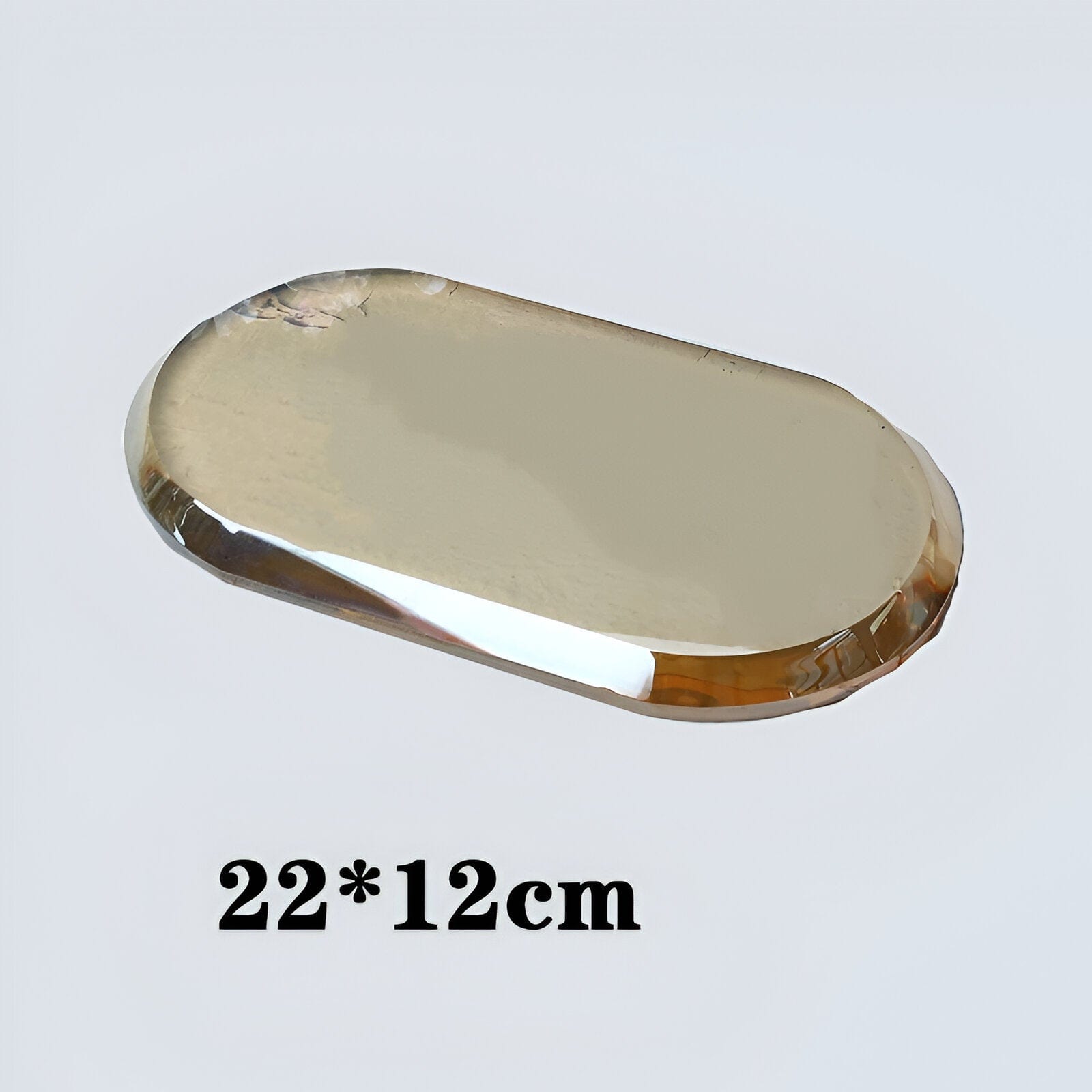 Elite Bath Accessories Set With Crystal Glass Detailing