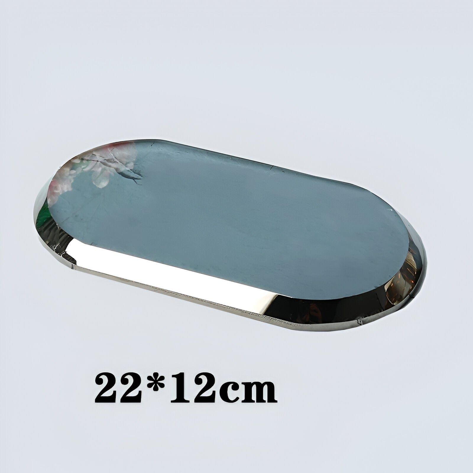 Elite Bath Accessories Set With Crystal Glass Detailing