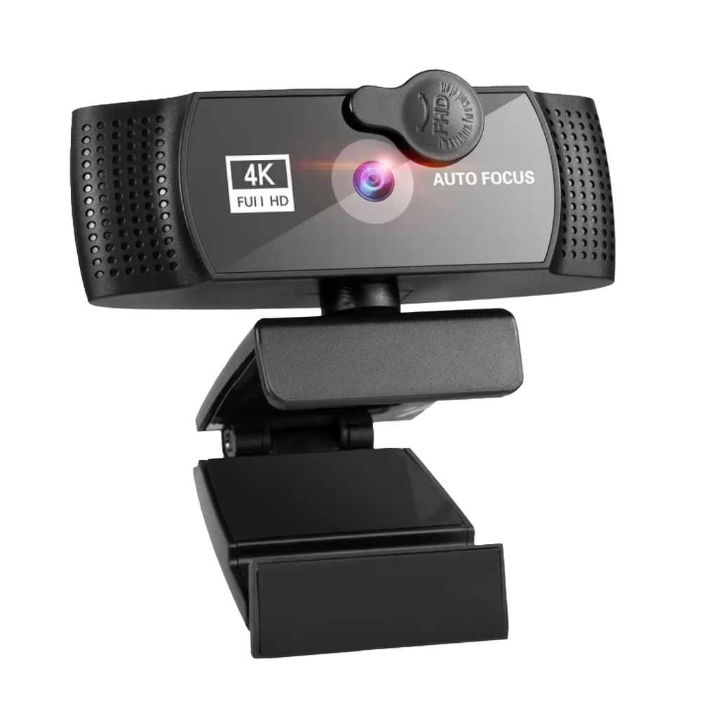 Elite Presence 4K Webcam With Dual Noise Reducing Mics And 120 Degree Wide Angle