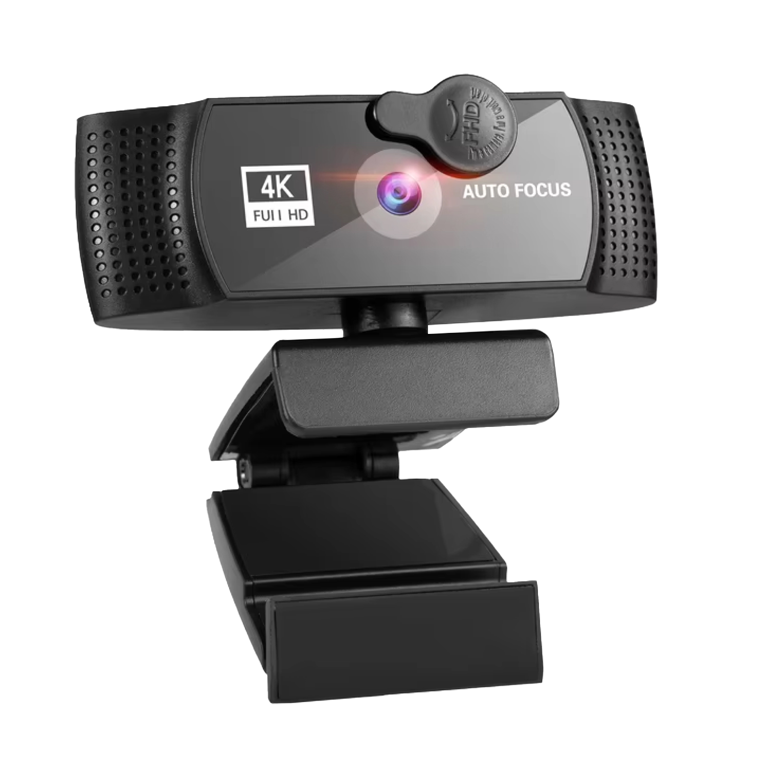 Elite Presence 4K Webcam With Dual Noise Reducing Mics And 120 Degree Wide Angle