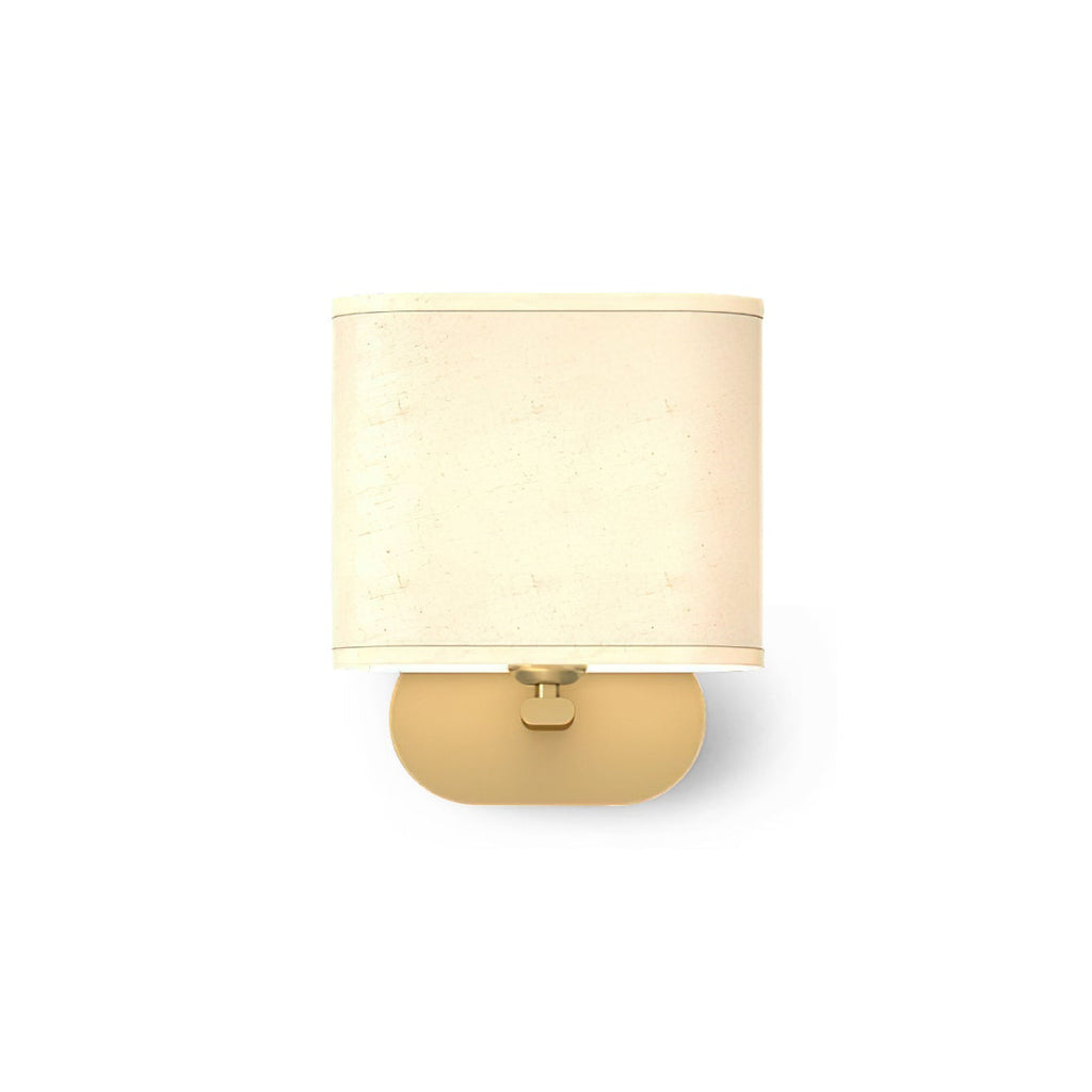 Zachte gloed linnen wandlamp | Ormexis