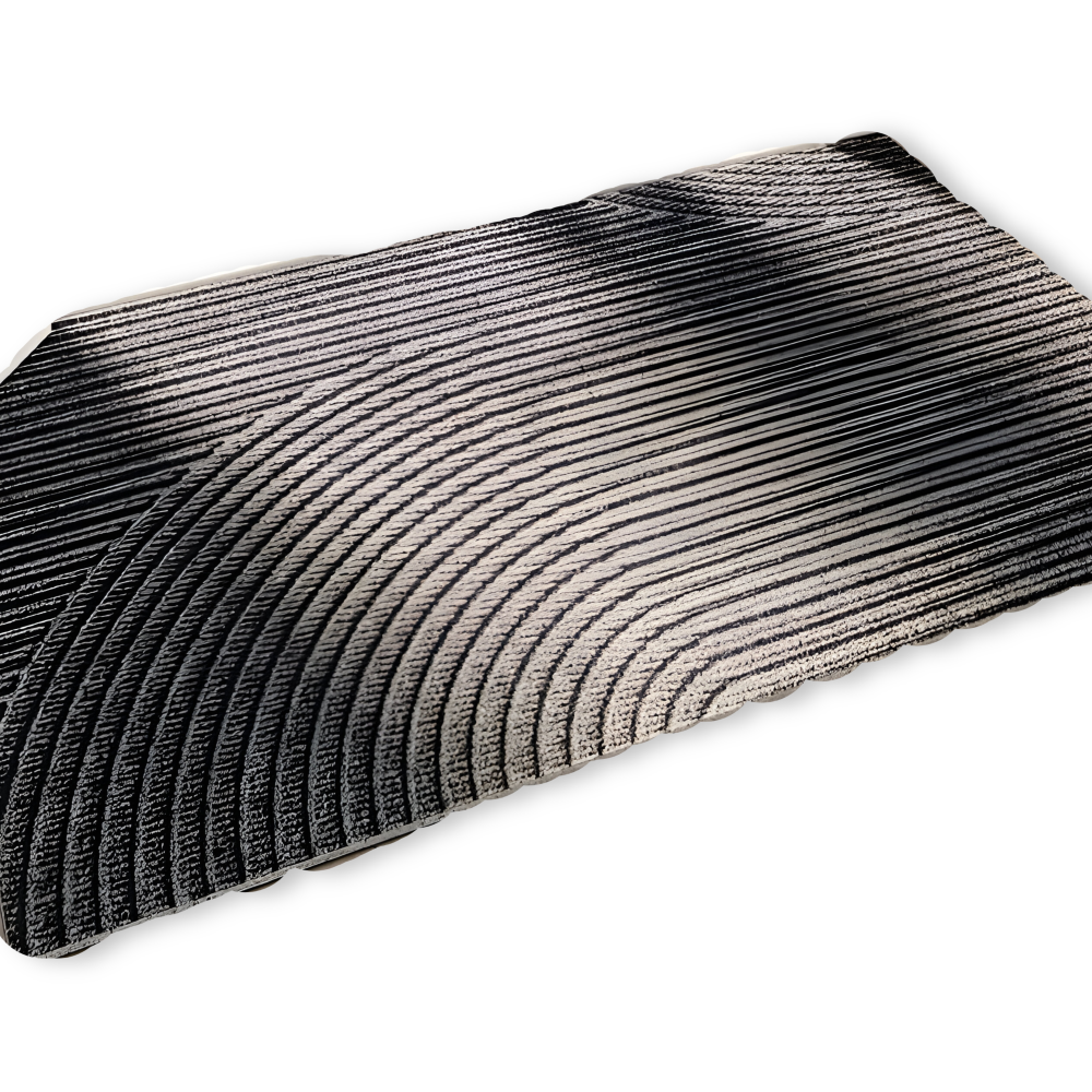 Geometric Wave Form Area Rug | Ormexis