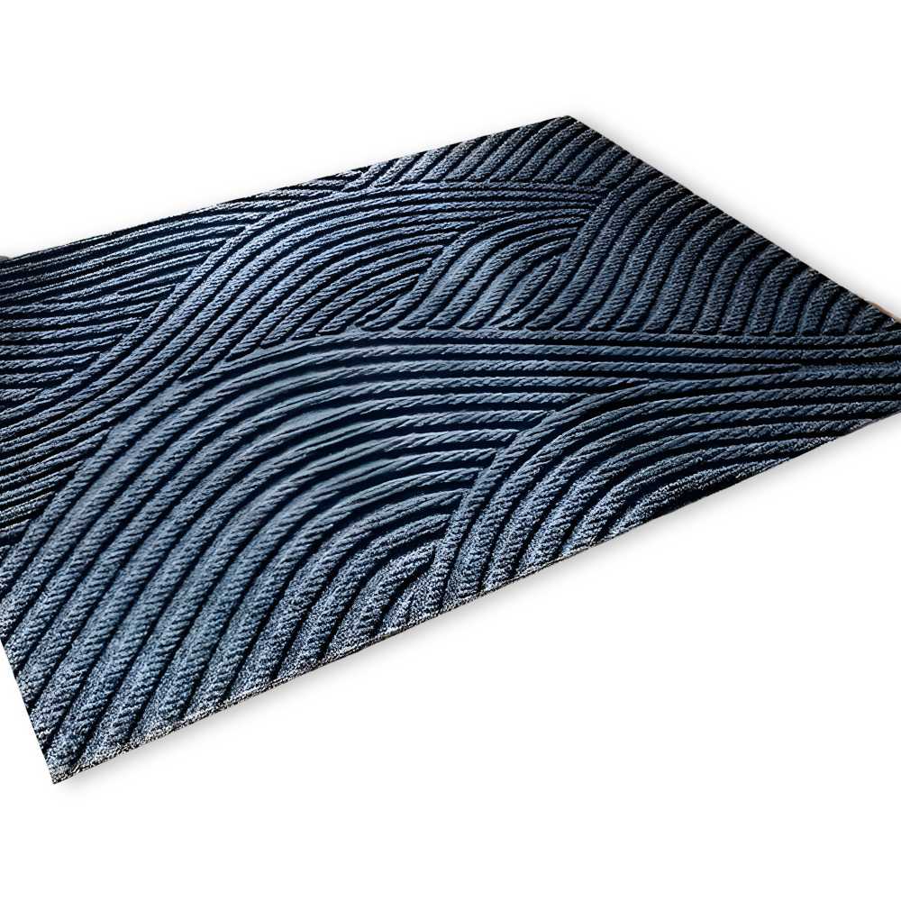 Geometric Wave Form Area Rug | Ormexis