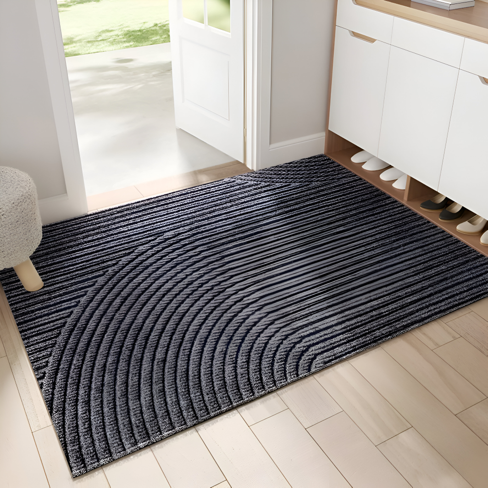 Geometric Wave Form Area Rug | Ormexis