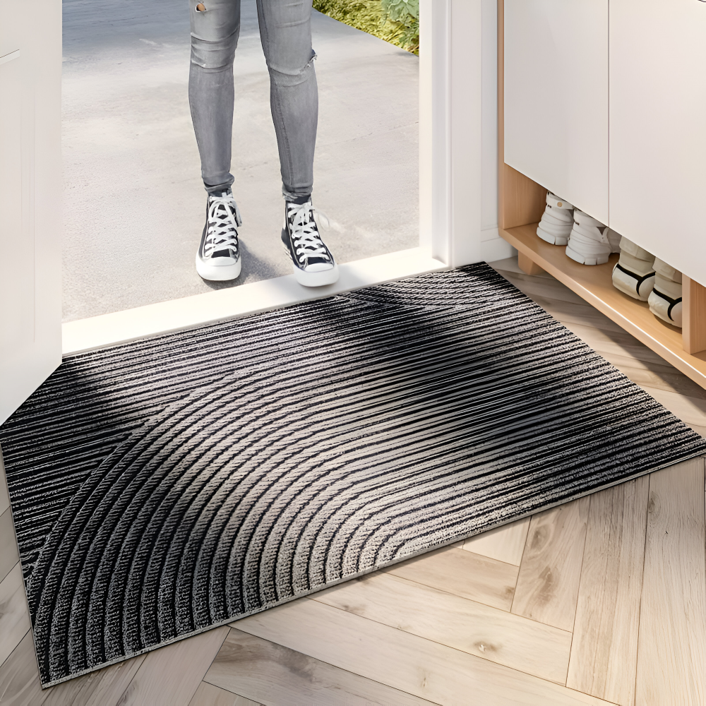 Geometric Wave Form Area Rug | Ormexis