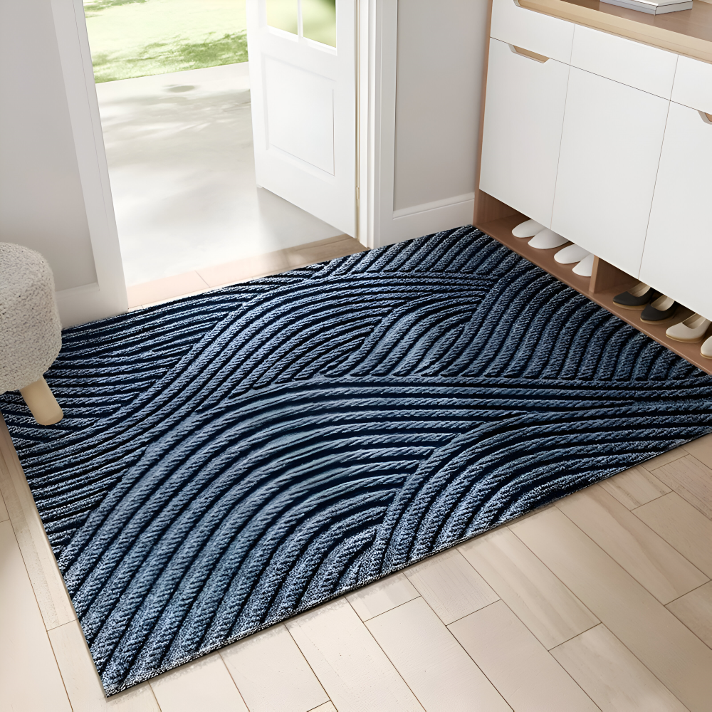Geometric Wave Form Area Rug | Ormexis