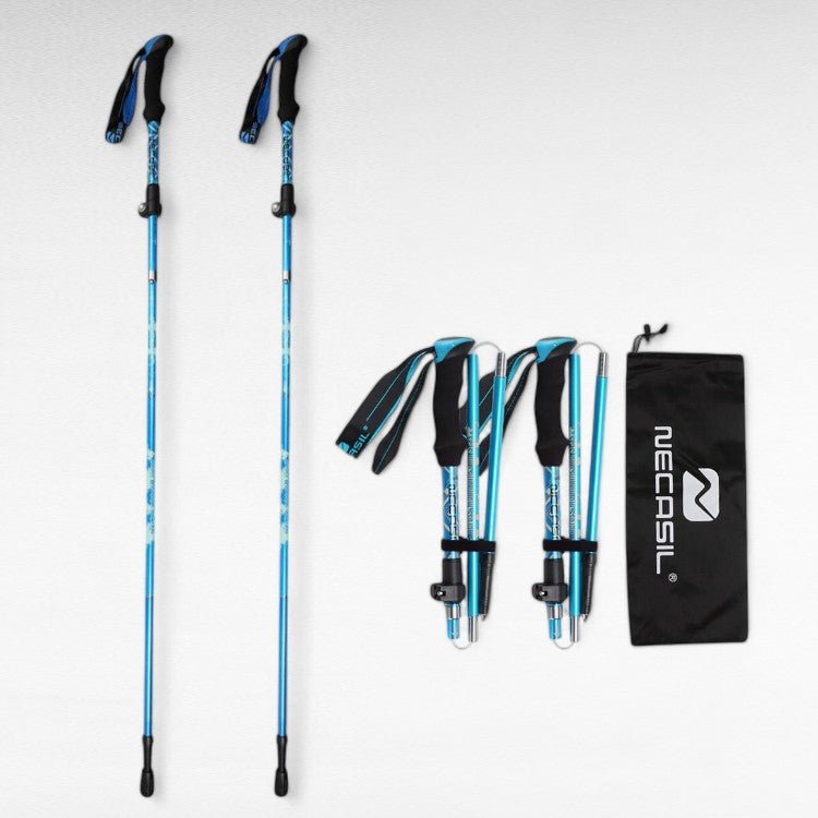 Adjustable Hiking Poles With Anti Slip Grips For Lightweight Support