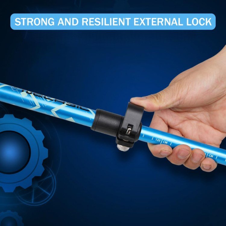 Adjustable Hiking Poles With Anti Slip Grips For Lightweight Support
