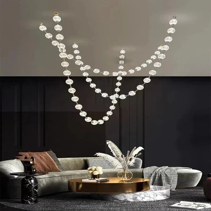 Esle Modern Pearl Necklace Chandelier | Ormexis