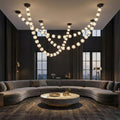 Esle Modern Pearl Necklace Chandelier | Ormexis