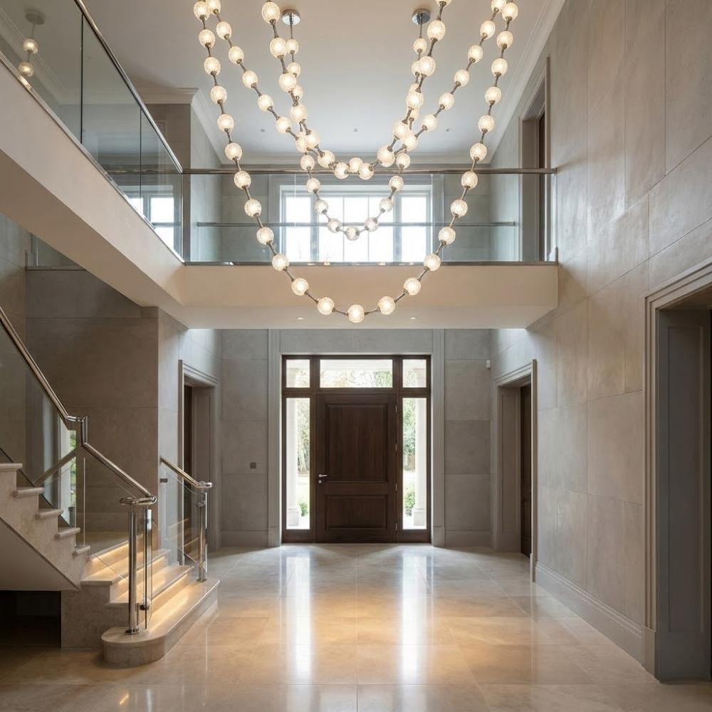 Esle Modern Pearl Necklace Chandelier | Ormexis