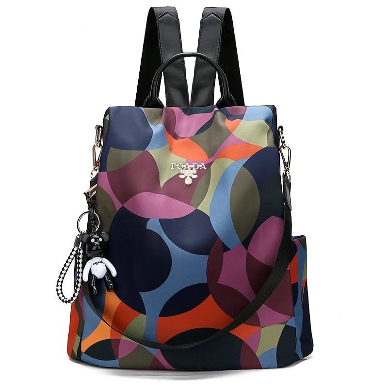 Essentieller Reiserucksack mit wasserabweisendem, diebstahlsicherem Design und verstecktem Zugang