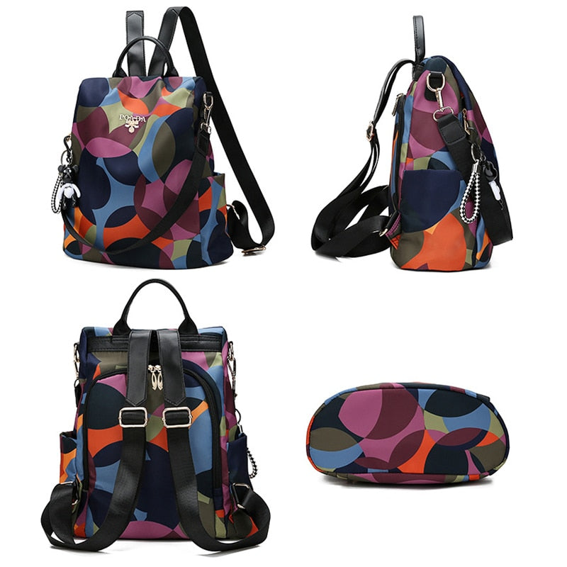 Essentieller Reiserucksack mit wasserabweisendem, diebstahlsicherem Design und verstecktem Zugang