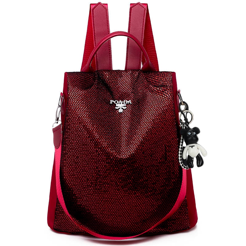 Essentieller Reiserucksack mit wasserabweisendem, diebstahlsicherem Design und verstecktem Zugang