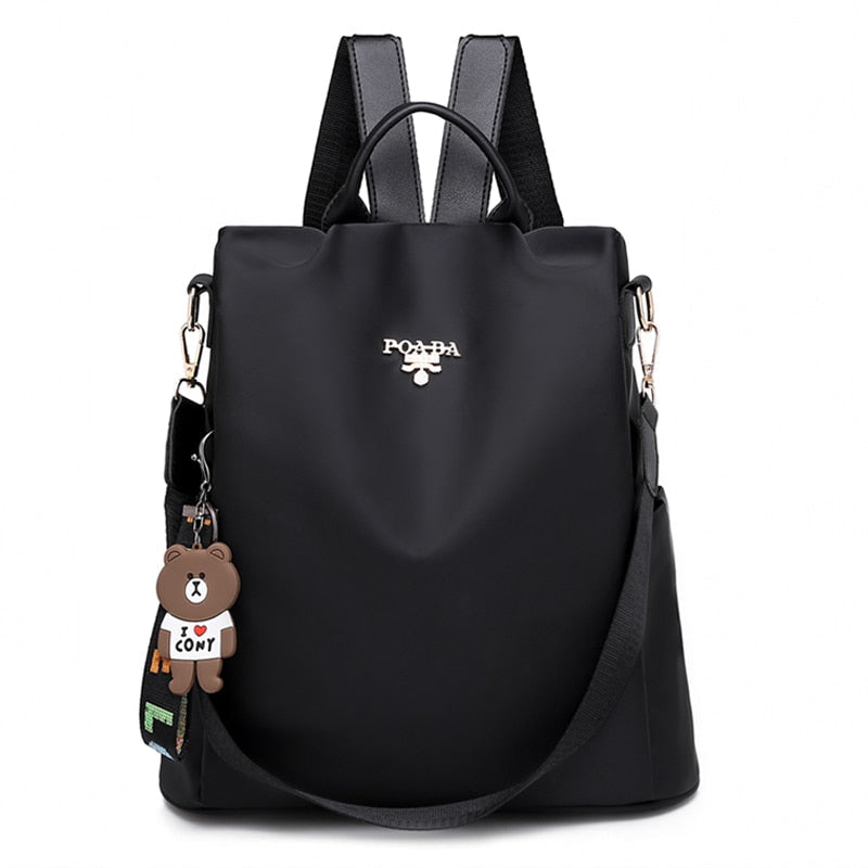 Essentieller Reiserucksack mit wasserabweisendem, diebstahlsicherem Design und verstecktem Zugang