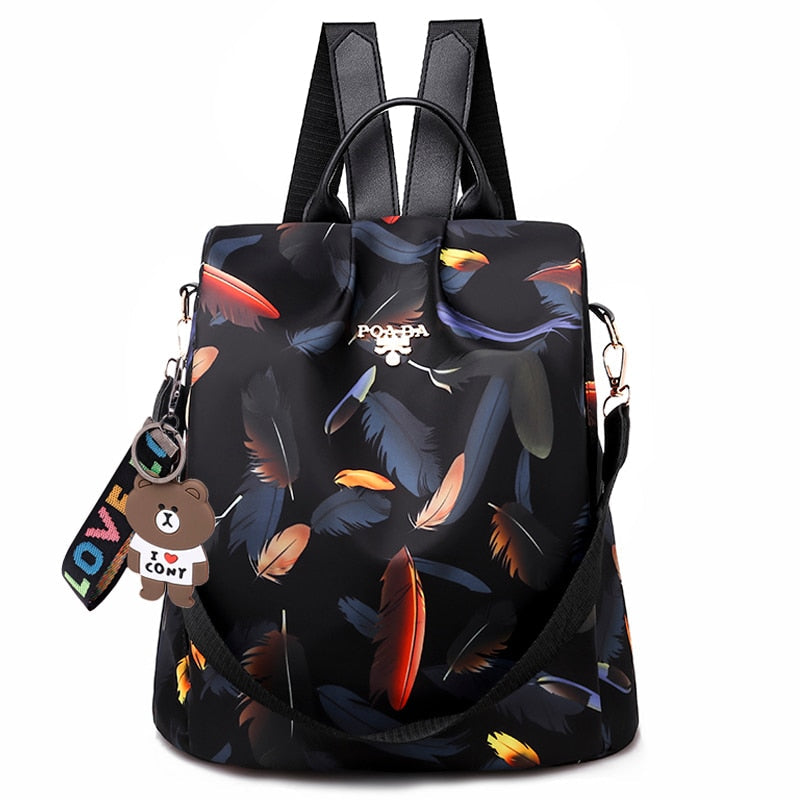 Essentieller Reiserucksack mit wasserabweisendem, diebstahlsicherem Design und verstecktem Zugang