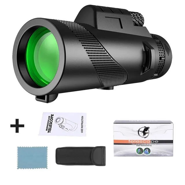 Monocular Explorer's Choice 80x para observación de aves y exploración al aire libre