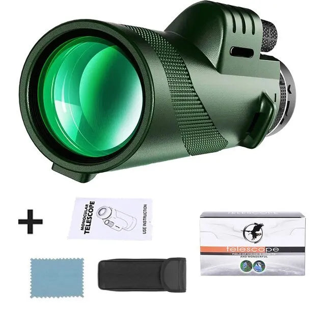 Monocular Explorer's Choice 80x para observación de aves y exploración al aire libre