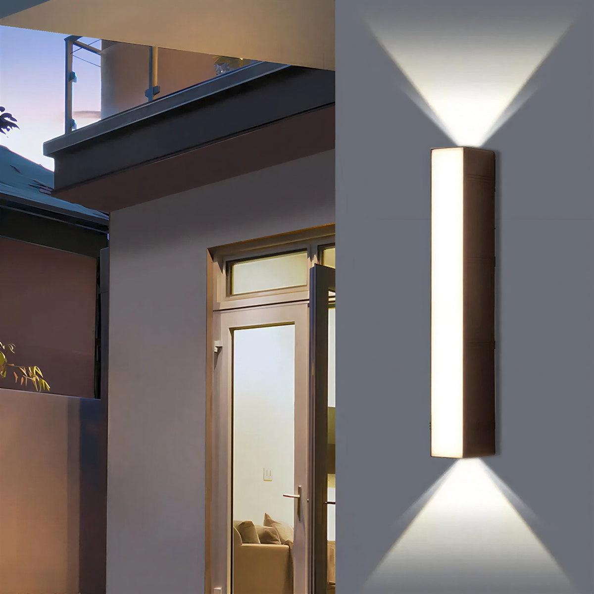 Lumină de perete de exterior pentru iluminare largă în sus și în jos | Ormexis