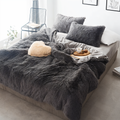 FLUFFUREST Plush Fleece Bedding Set For Year Round Comfort