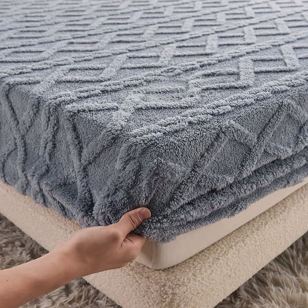 Drap-housse en velours FlannelDream avec poche profonde pour toutes les saisons