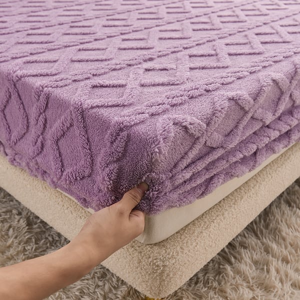 Drap-housse en velours FlannelDream avec poche profonde pour toutes les saisons