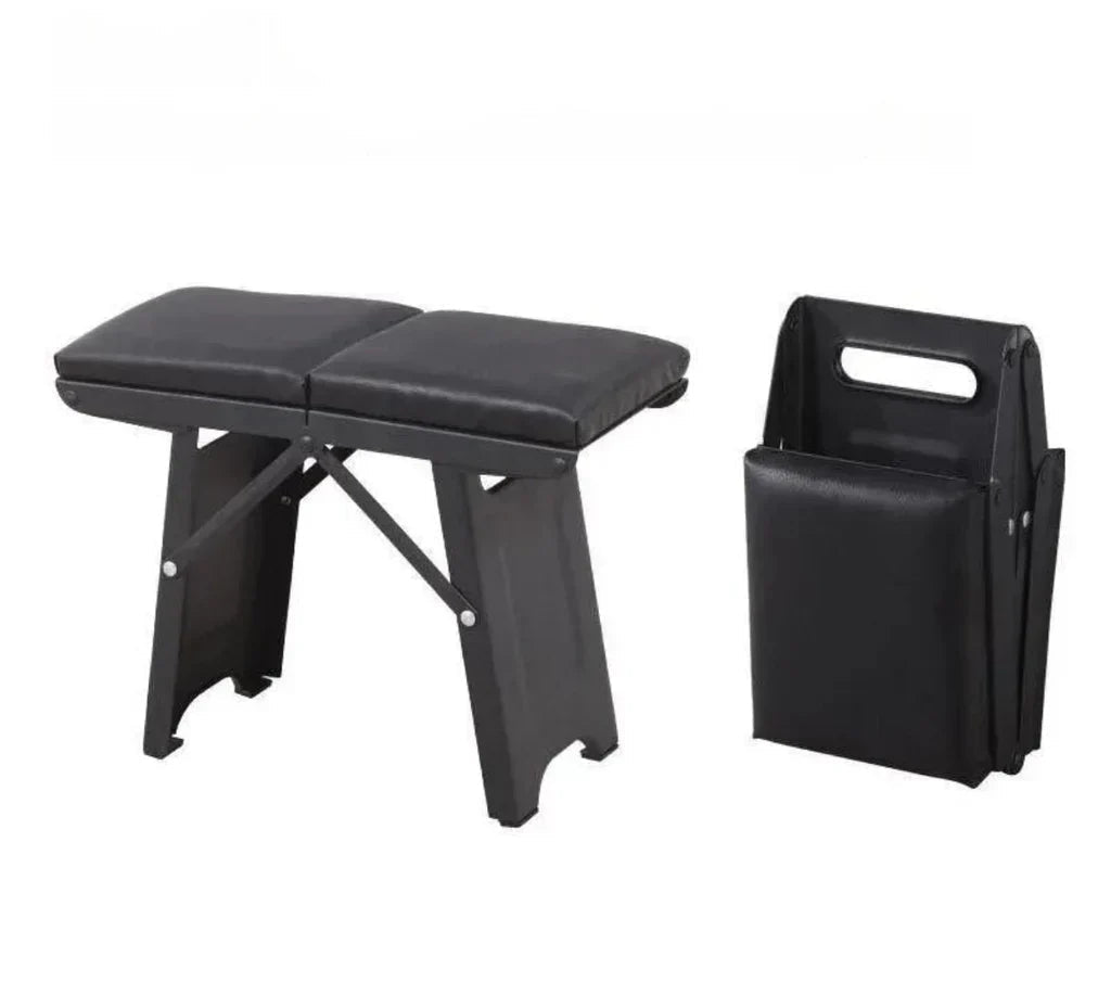 Sedia Pieghevole Compatta FlexSeat con Supporto Schienale Regolabile per Uso Esterno