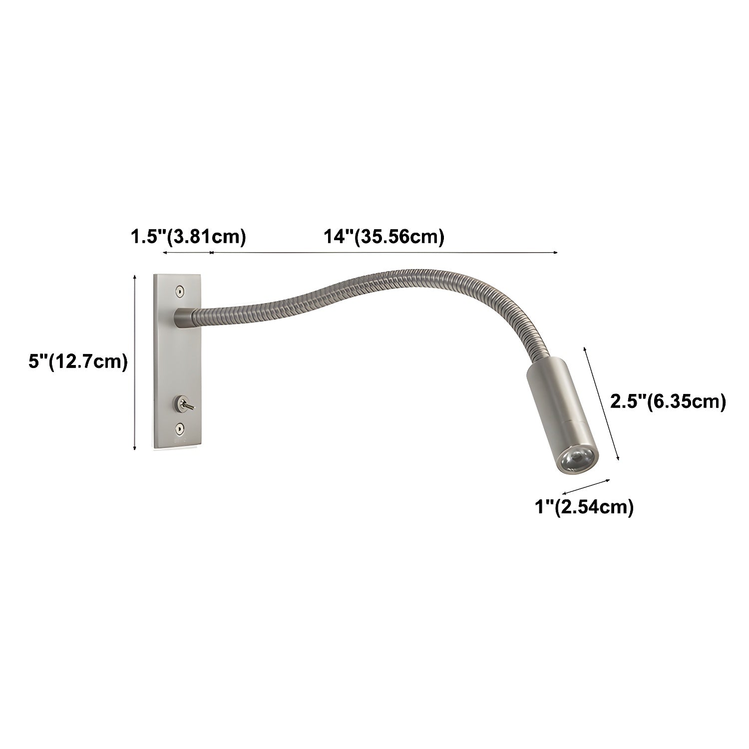 Adjustable LED Gooseneck Wall Light | Ormexis