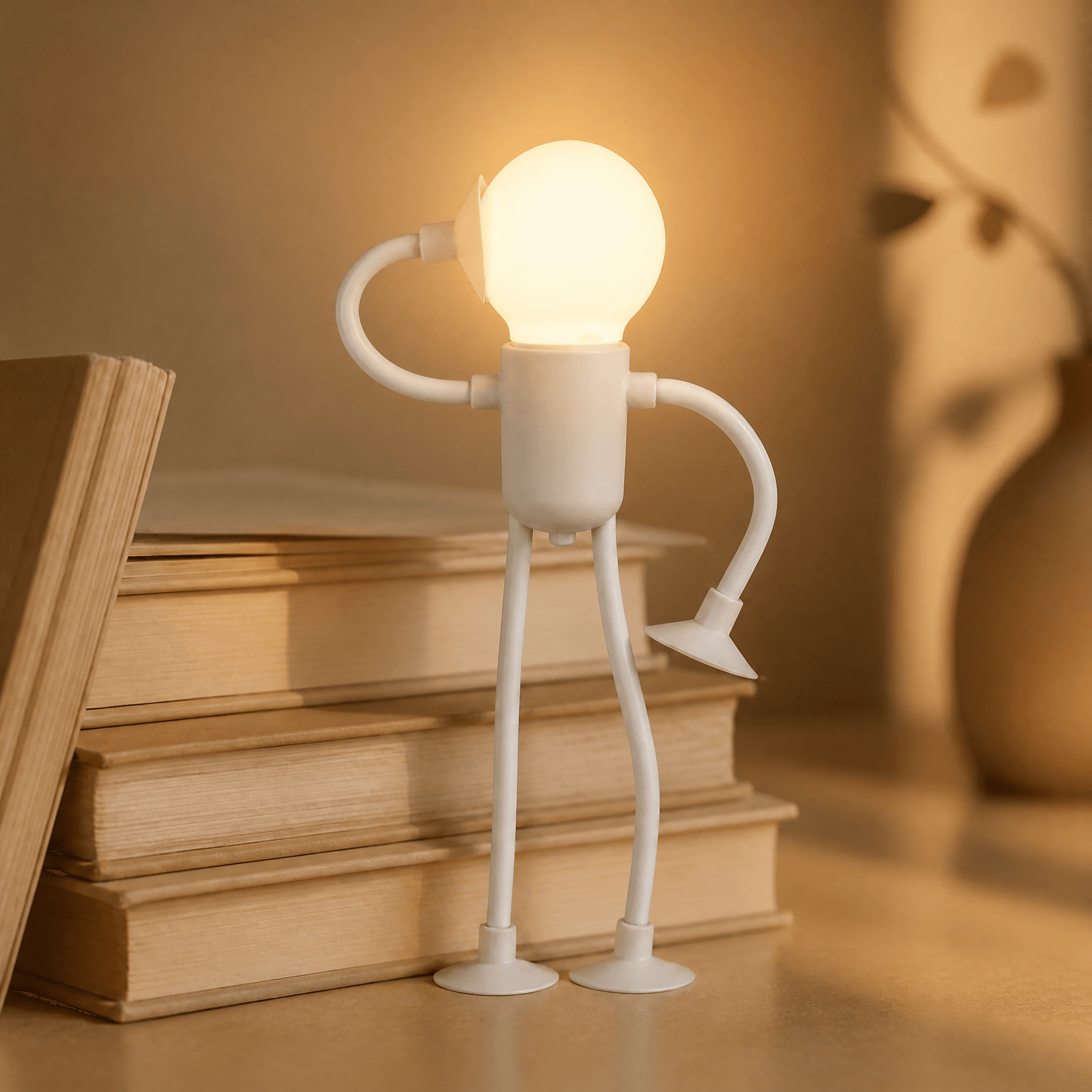 Moodle Mood LED Flexible Lampe mit kabellosem Design für gemütliche Atmosphäre
