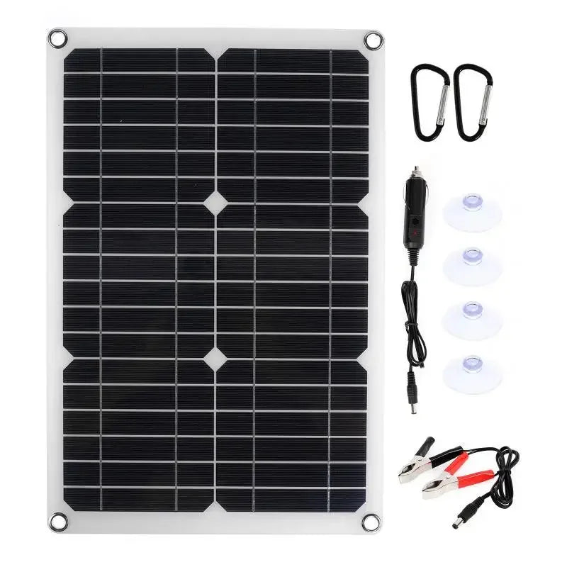 Rugalmas 1200W monokristályos napelem kettős USB porttal kültéri kalandokhoz