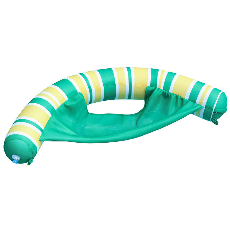 Espreguiçadeira Flutuante para Piscina com Suporte em Malha para Conforto Refrescante