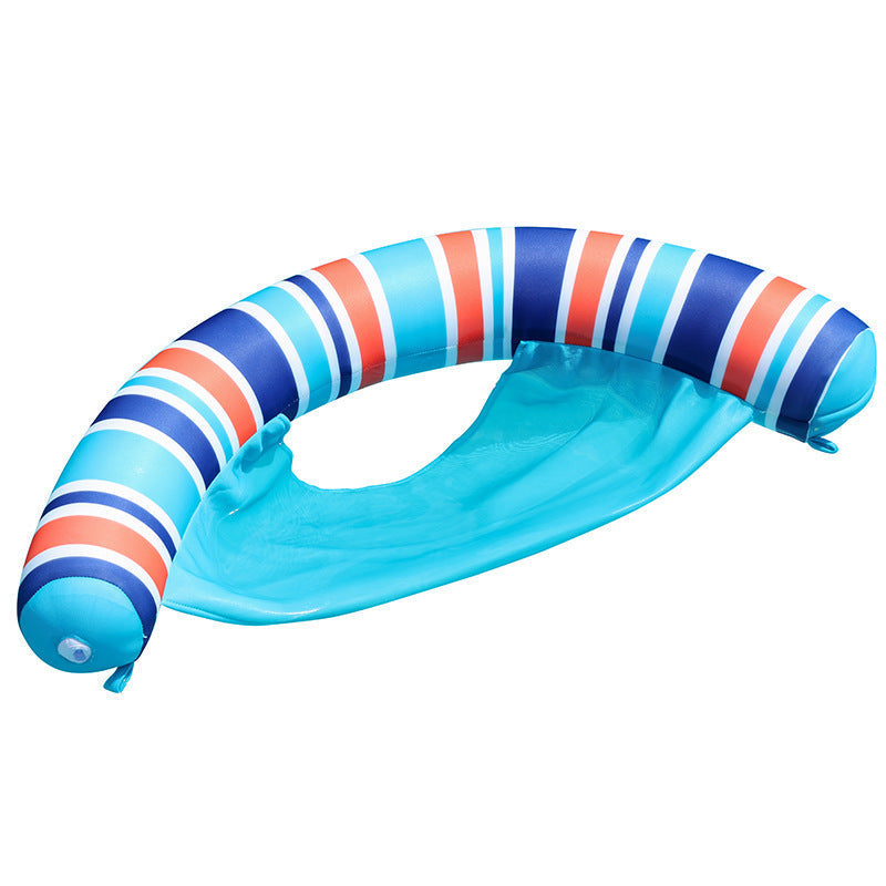 Espreguiçadeira Flutuante para Piscina com Suporte em Malha para Conforto Refrescante