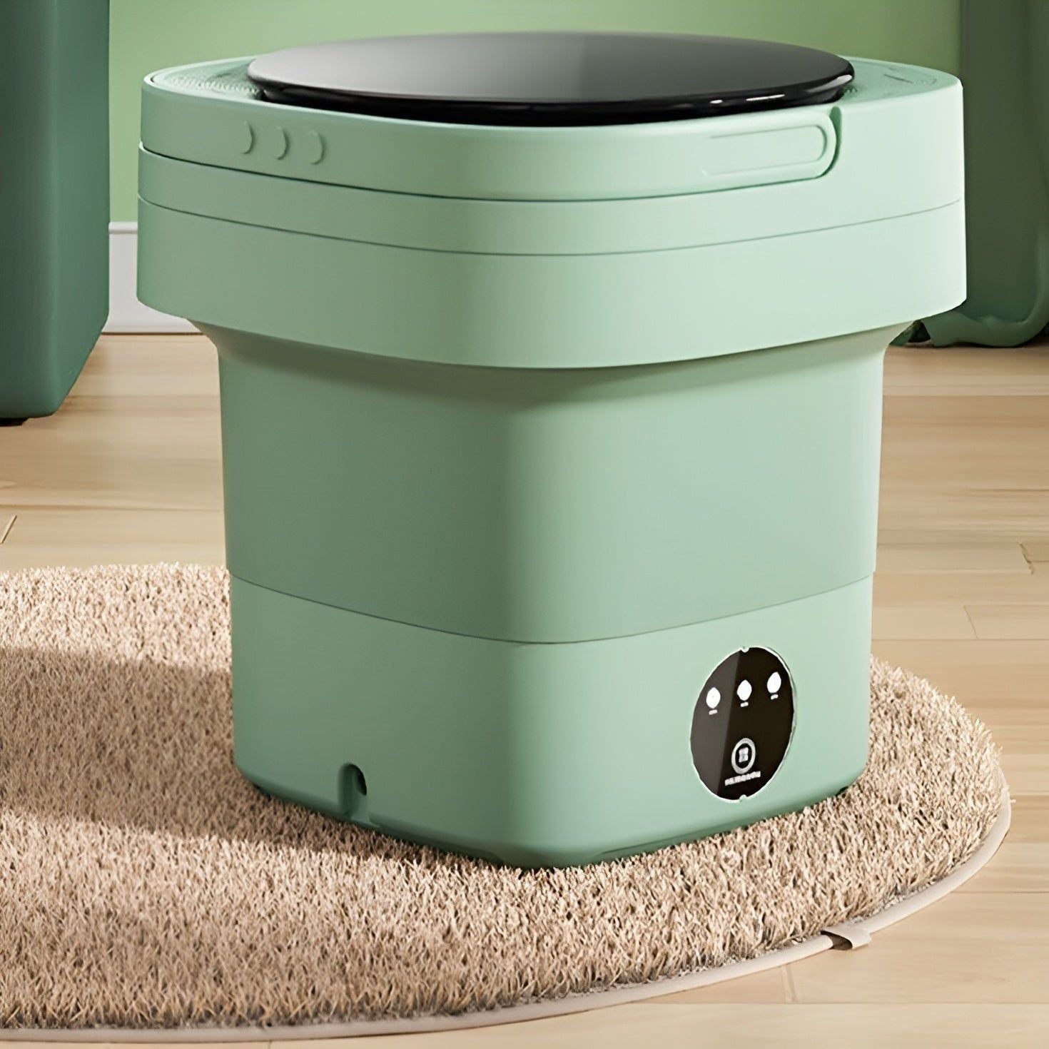 FoldaBowlifte Mini Lave-Linge et Sèche-Linge, Solution de Blanchisserie Ultra-Compacte et Portable