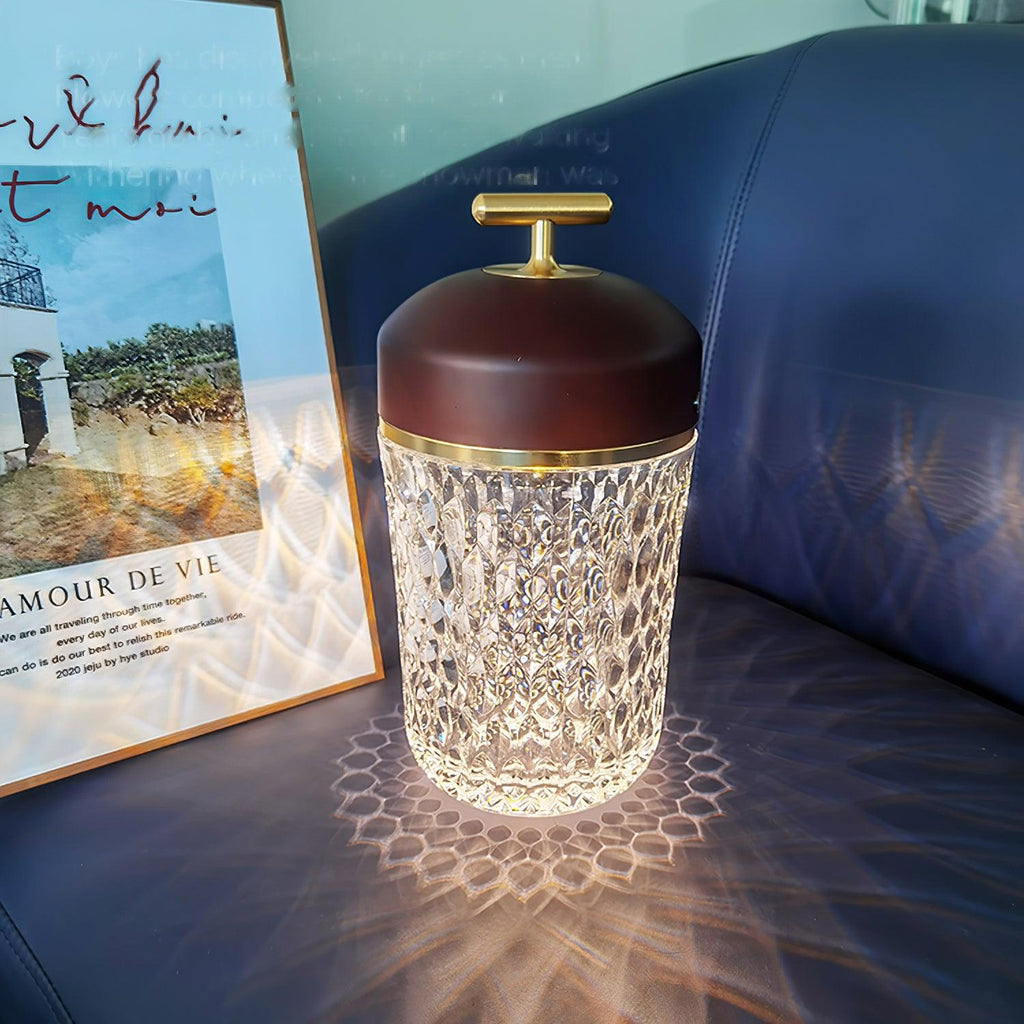 Stolní lampa Křišťálový žalud | Ormexis