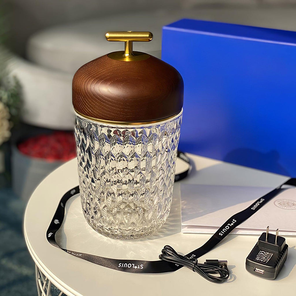 Stolní lampa Křišťálový žalud | Ormexis