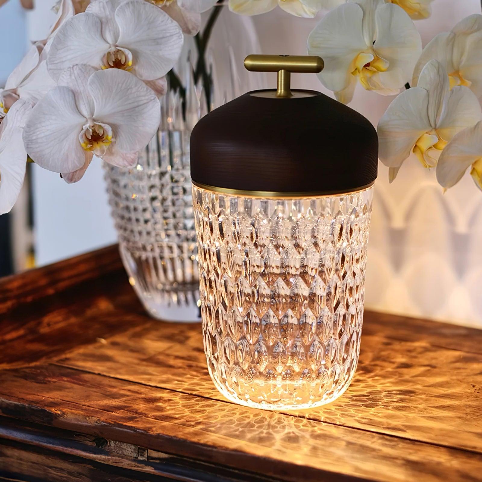 Stolní lampa Křišťálový žalud | Ormexis