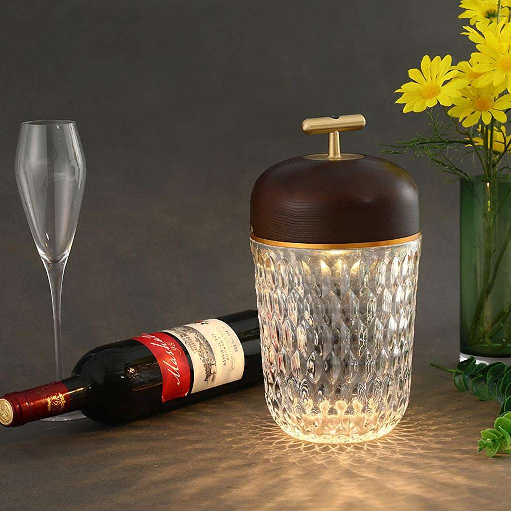 Stolní lampa Křišťálový žalud | Ormexis