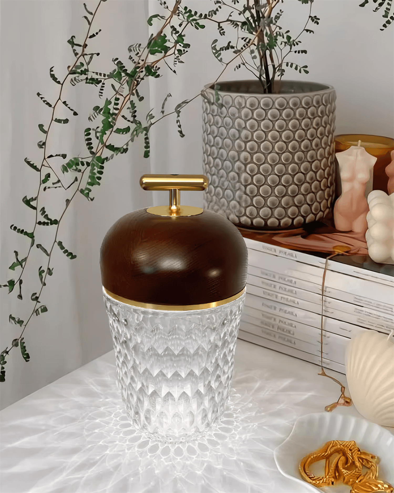 Stolní lampa Křišťálový žalud | Ormexis