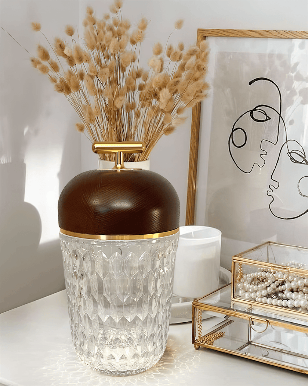 Stolní lampa Křišťálový žalud | Ormexis