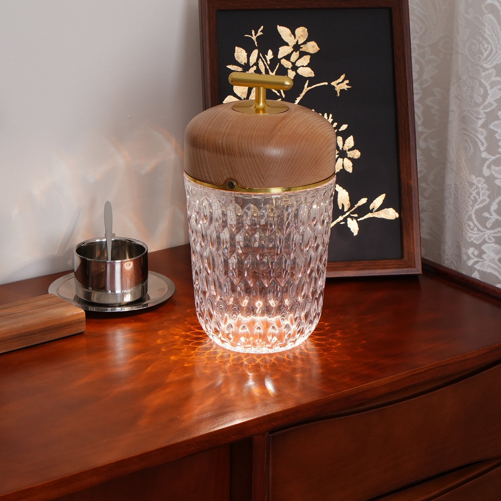 Stolní lampa Křišťálový žalud | Ormexis