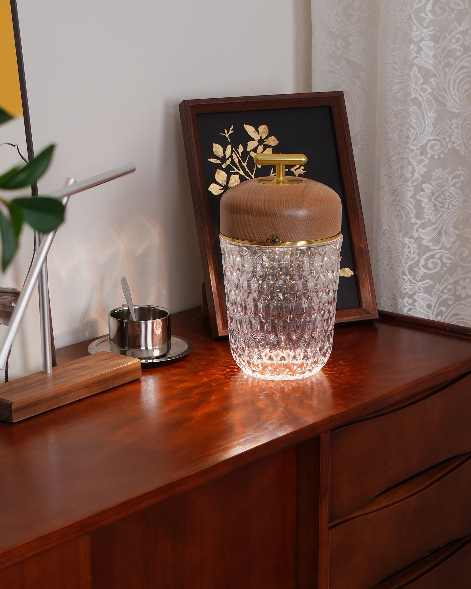 Stolní lampa Křišťálový žalud | Ormexis