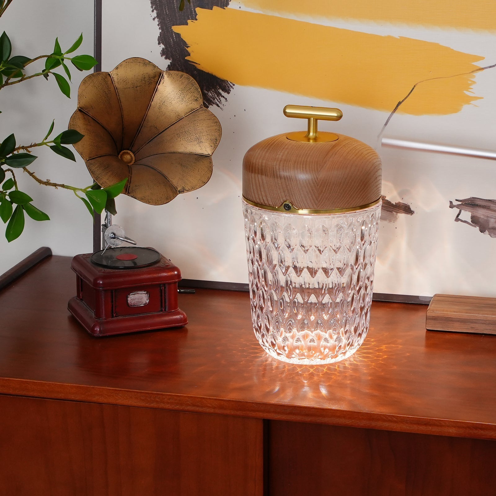 Stolní lampa Křišťálový žalud | Ormexis