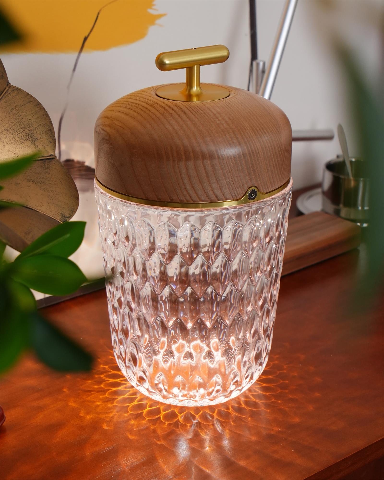 Stolní lampa Křišťálový žalud | Ormexis
