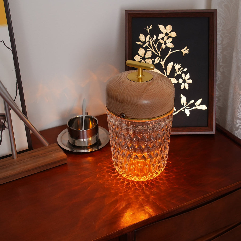 Stolní lampa Křišťálový žalud | Ormexis