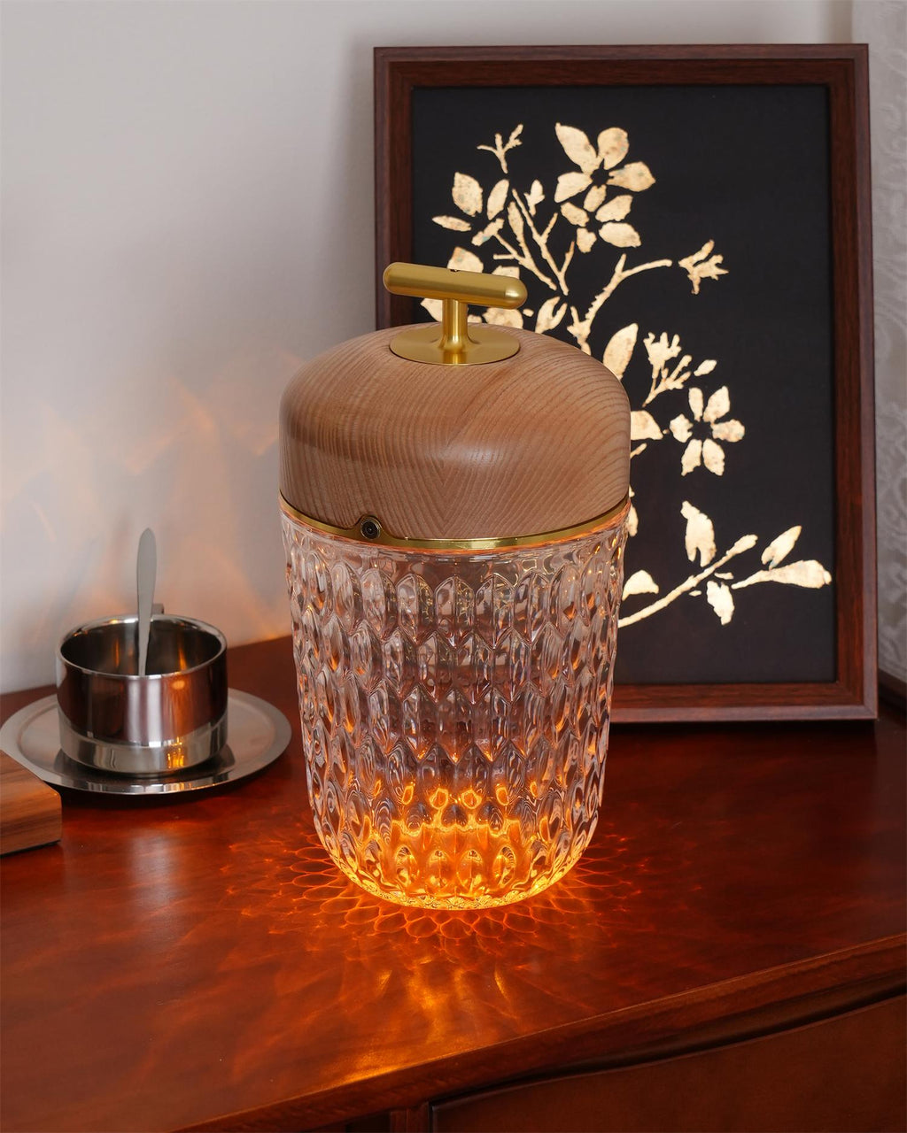 Stolní lampa Křišťálový žalud | Ormexis