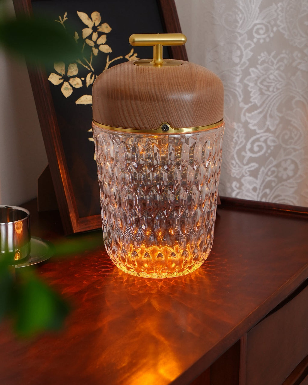 Stolní lampa Křišťálový žalud | Ormexis