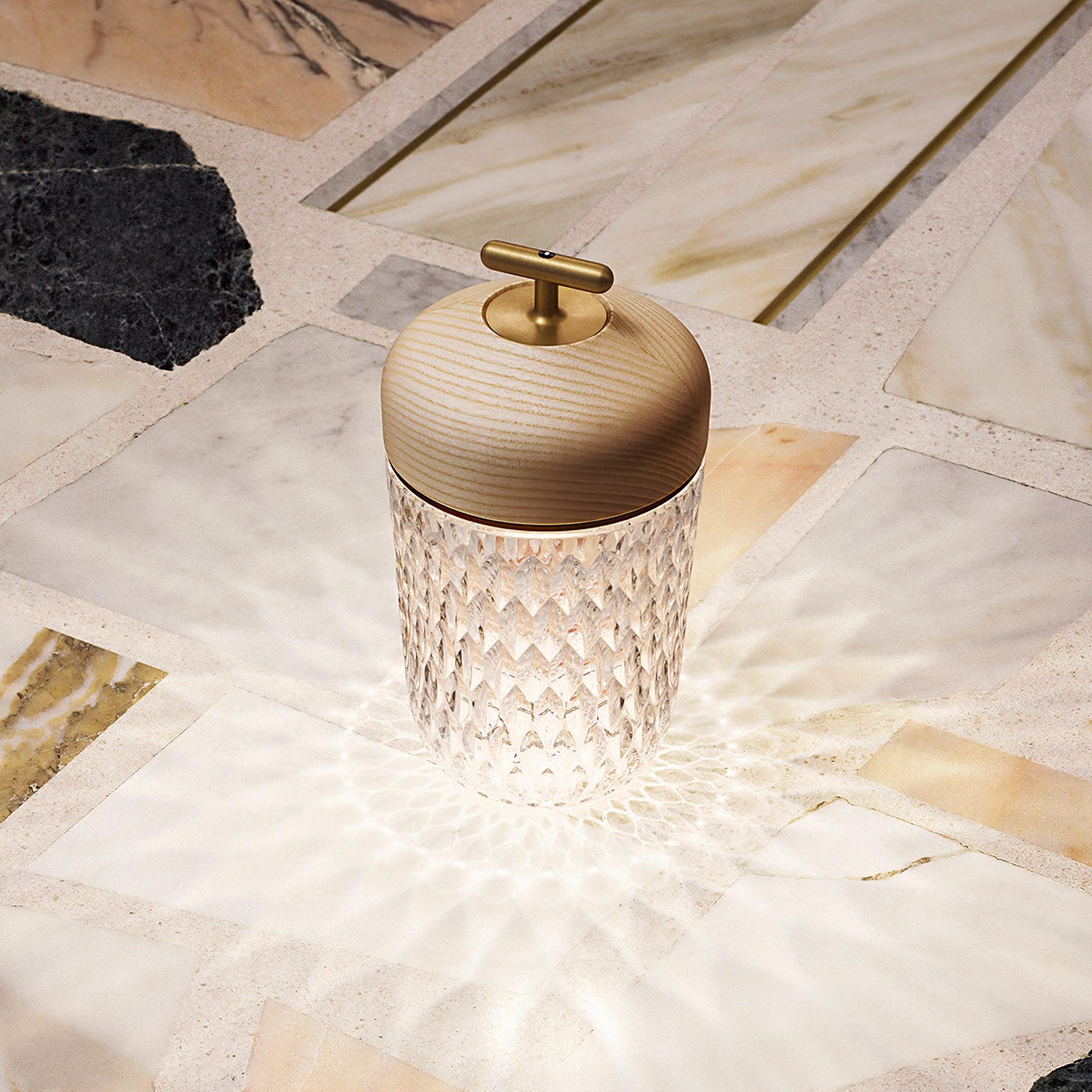Stolní lampa Křišťálový žalud | Ormexis