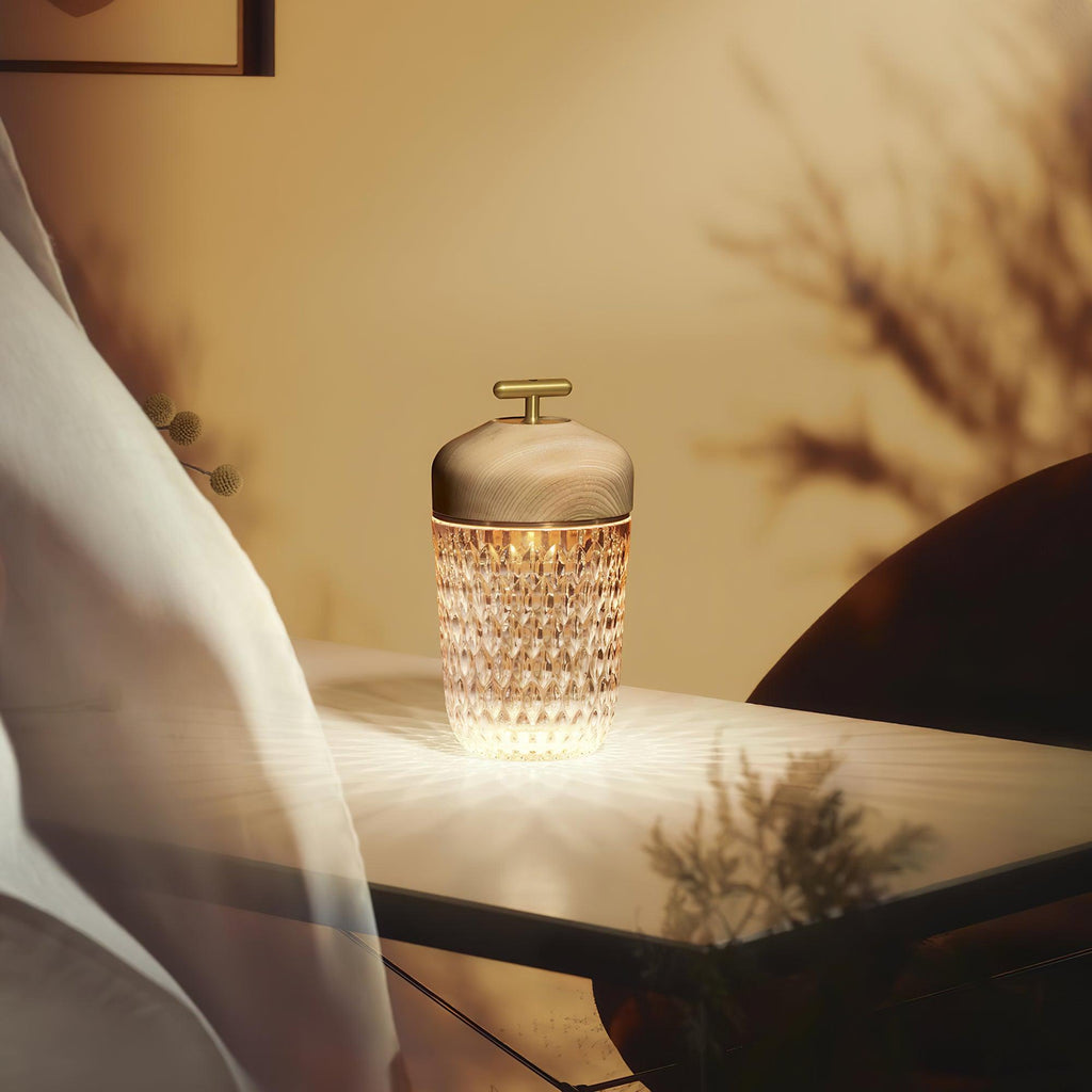 Stolní lampa Křišťálový žalud | Ormexis