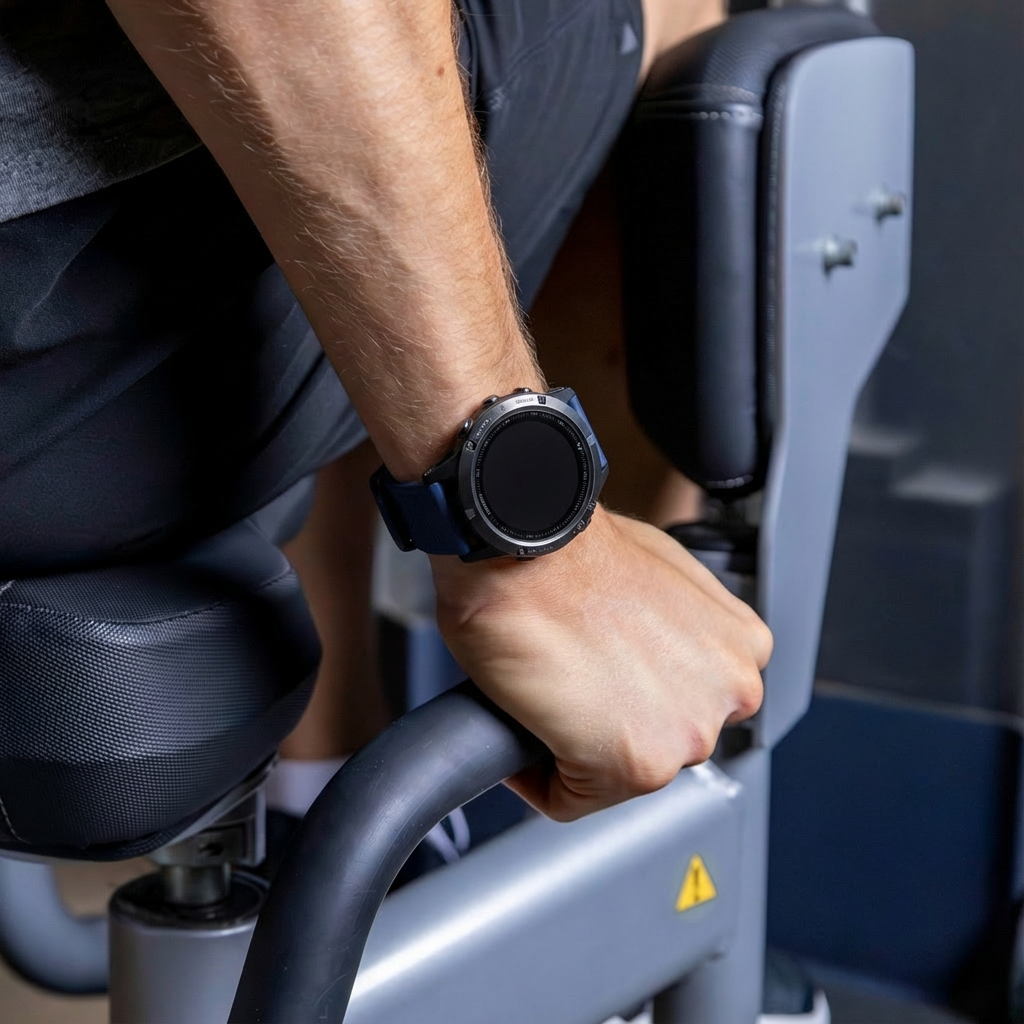 Banda de silicona azul oscuro para Garmin Fenix 5 Plus y Fenix 6 Pro